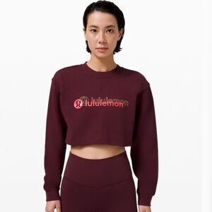 Lululemon All Yours Cropped Crew – Lunar New Year - Cassis | Limited Edition